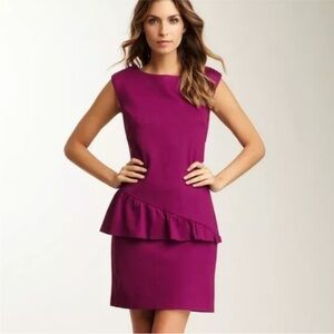 Trina Turk Bonsoir Ponte Knit Sleeveless Sheath Dress In Orchid Purple 4